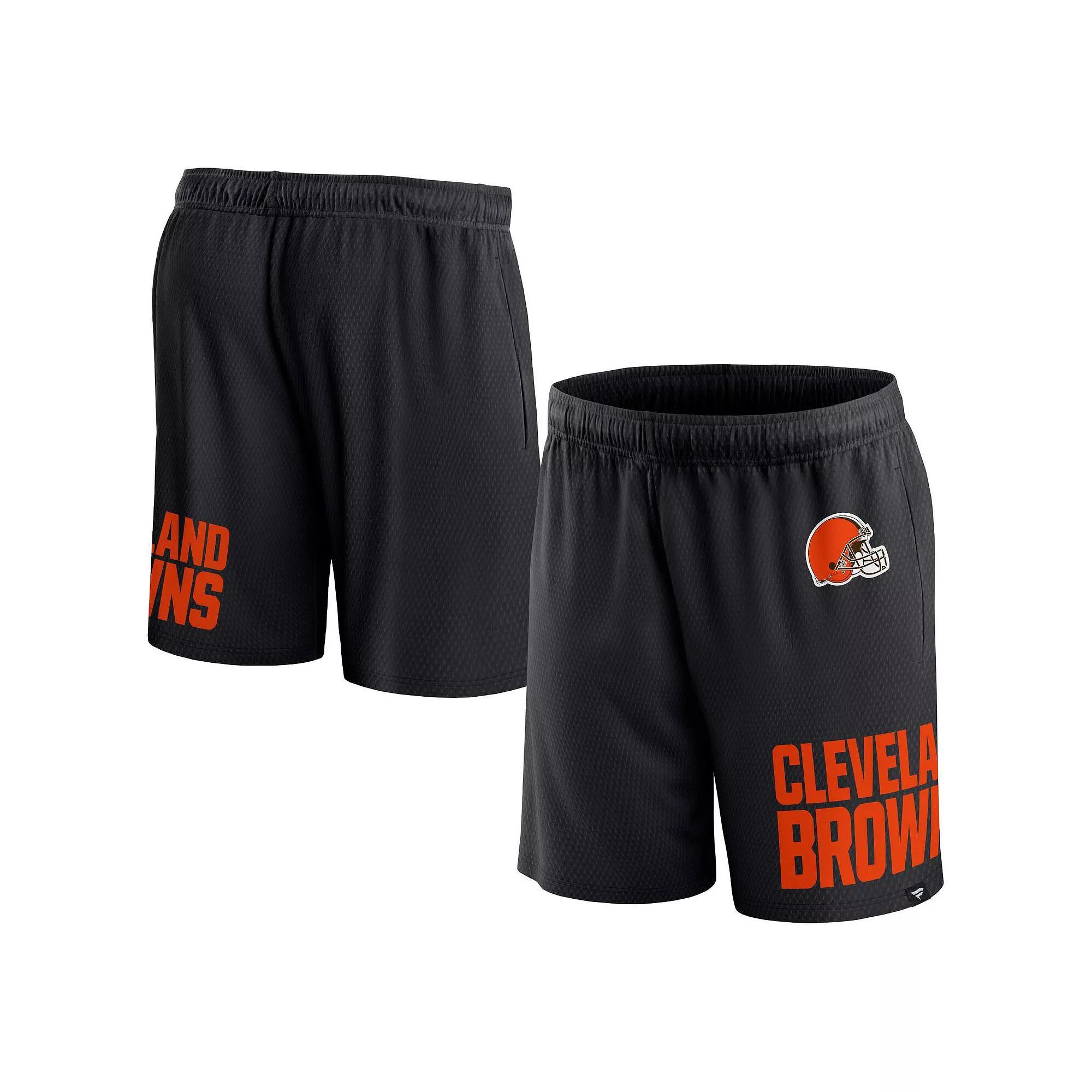 Men's Fanatics Branded Black Cleveland Browns Clincher Shorts, Size: 2XL Product Image