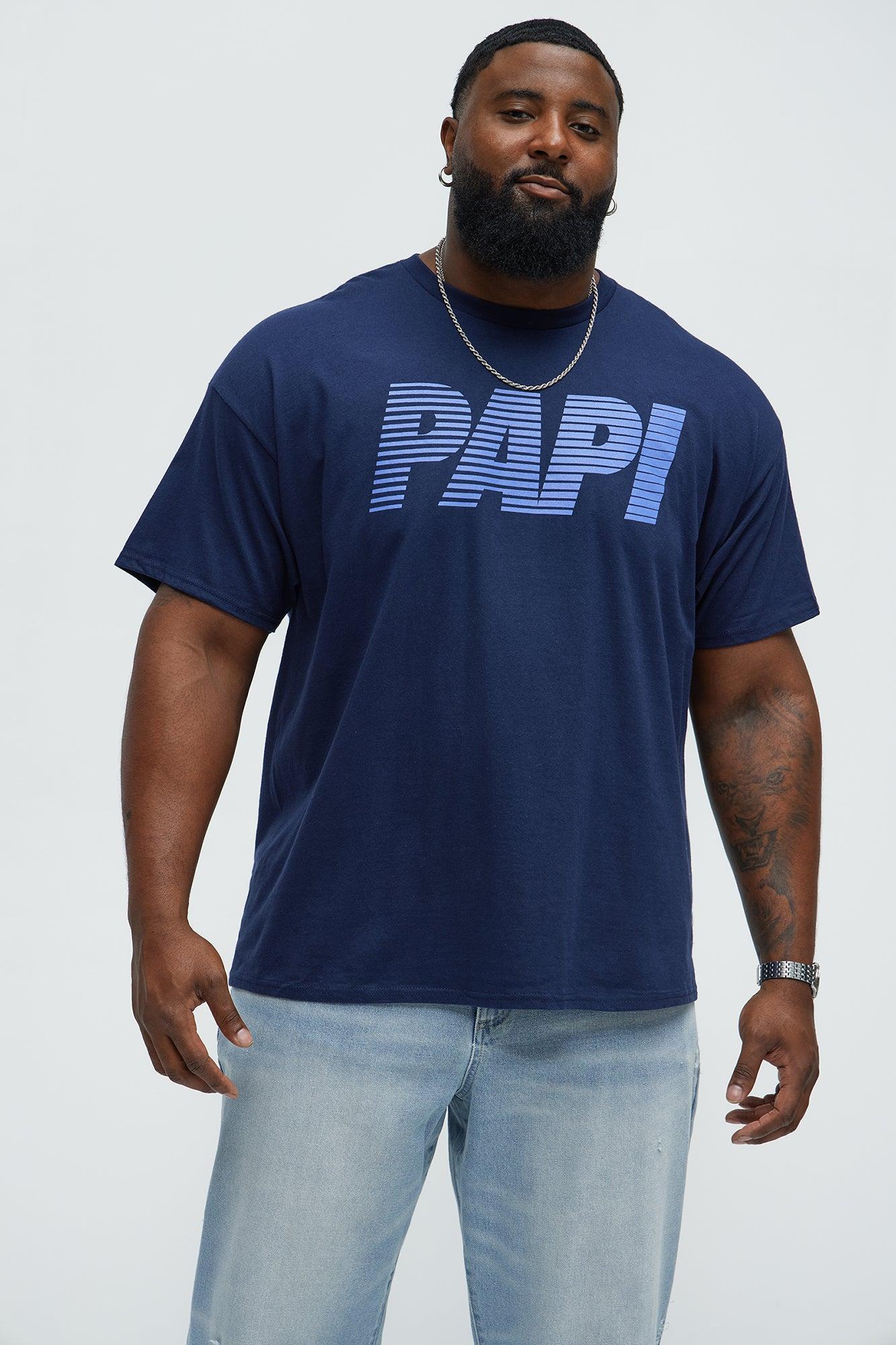 Papi Sport Mens Short Sleeve Tee - Navy Product Image