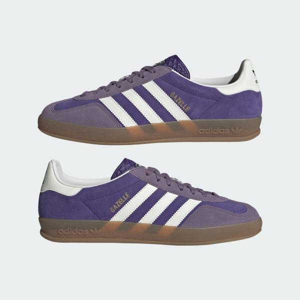 adidas Gazelle Indoor Shoes Collegiate Purple 4 Mens Product Image