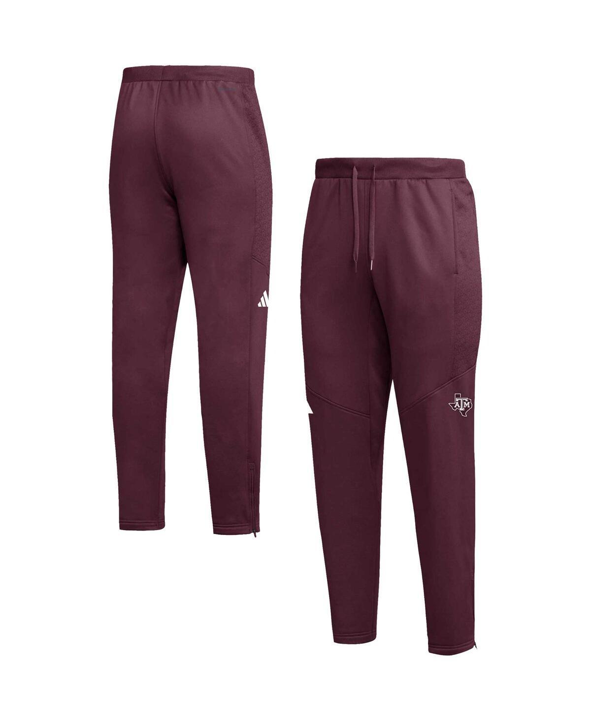 Men's adidas Maroon Texas A&M Aggies 2023 Travel AEROREADY Tapered Pants, Size: XL Product Image