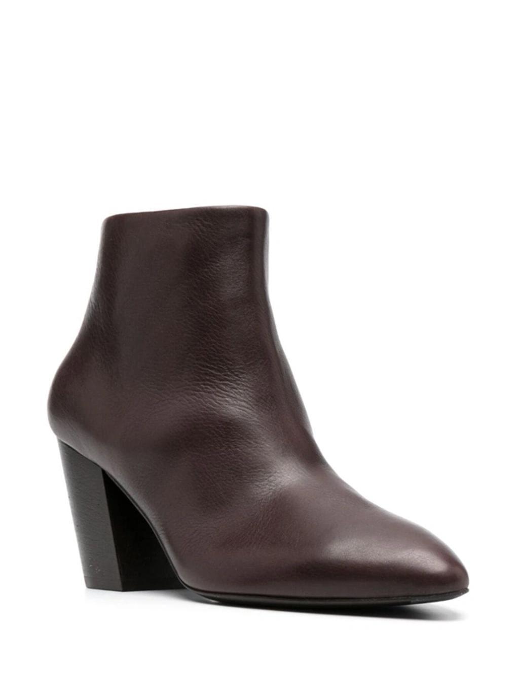 OFFICINE CREATIVE Sevre 90mm Leather Boots In Red Product Image