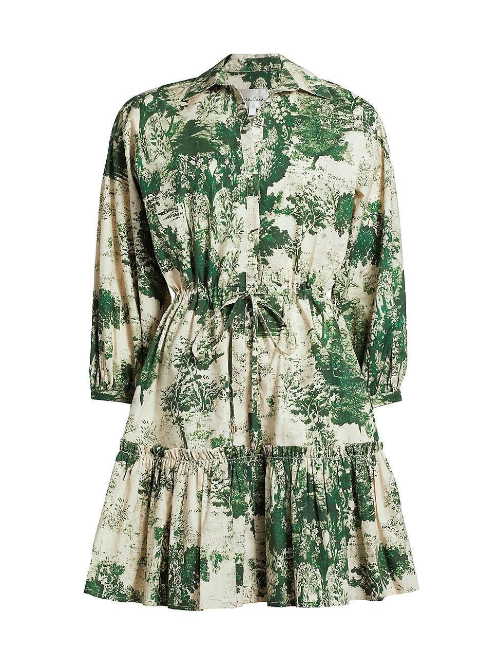 Womens Robin Toile Cotton Minidress Product Image