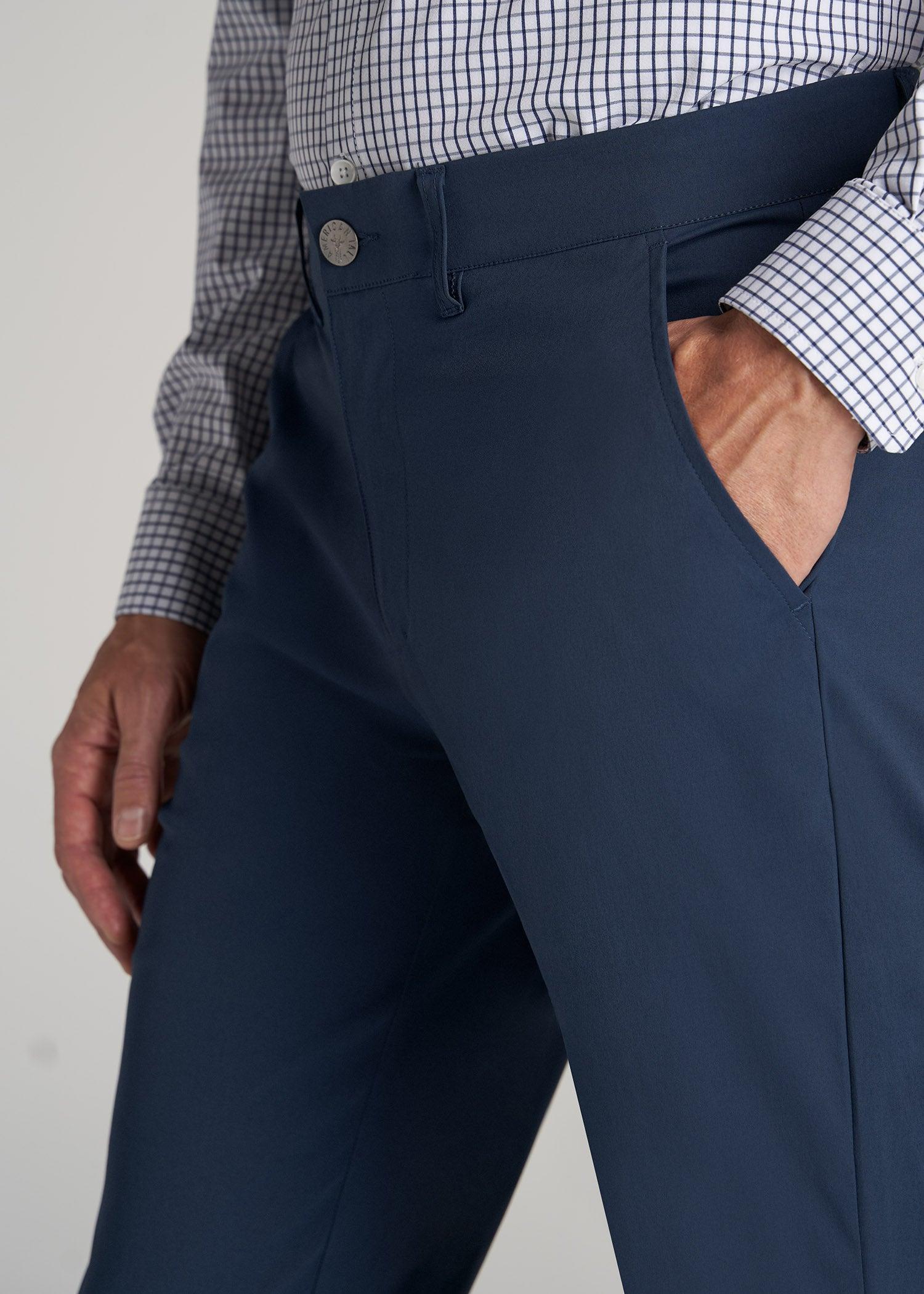 TAPERED FIT Traveler Chino Pants for Tall Men in Light Khaki Product Image