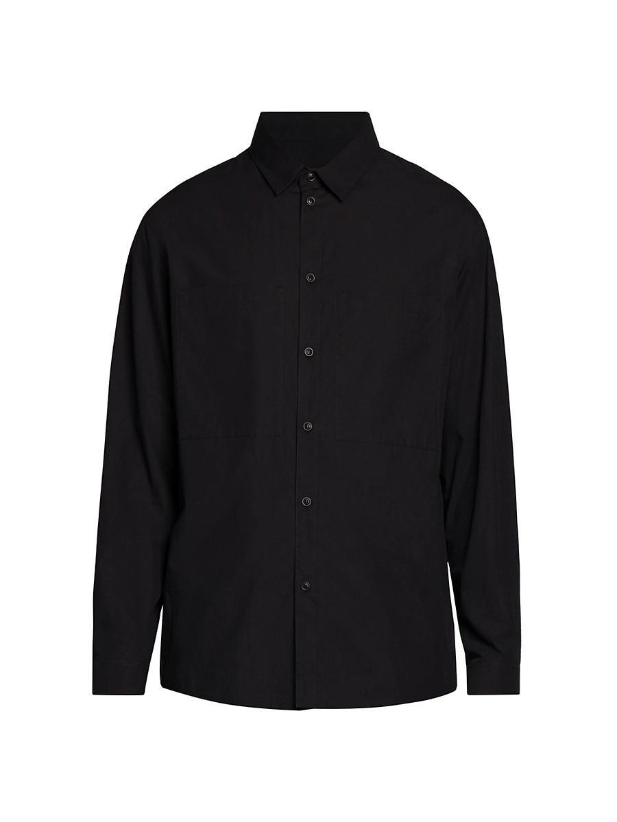 Mens Cotton Poplin Button Up Shirt Product Image