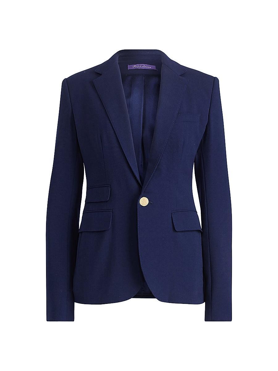 Parker One-Button Wool Jacket Product Image