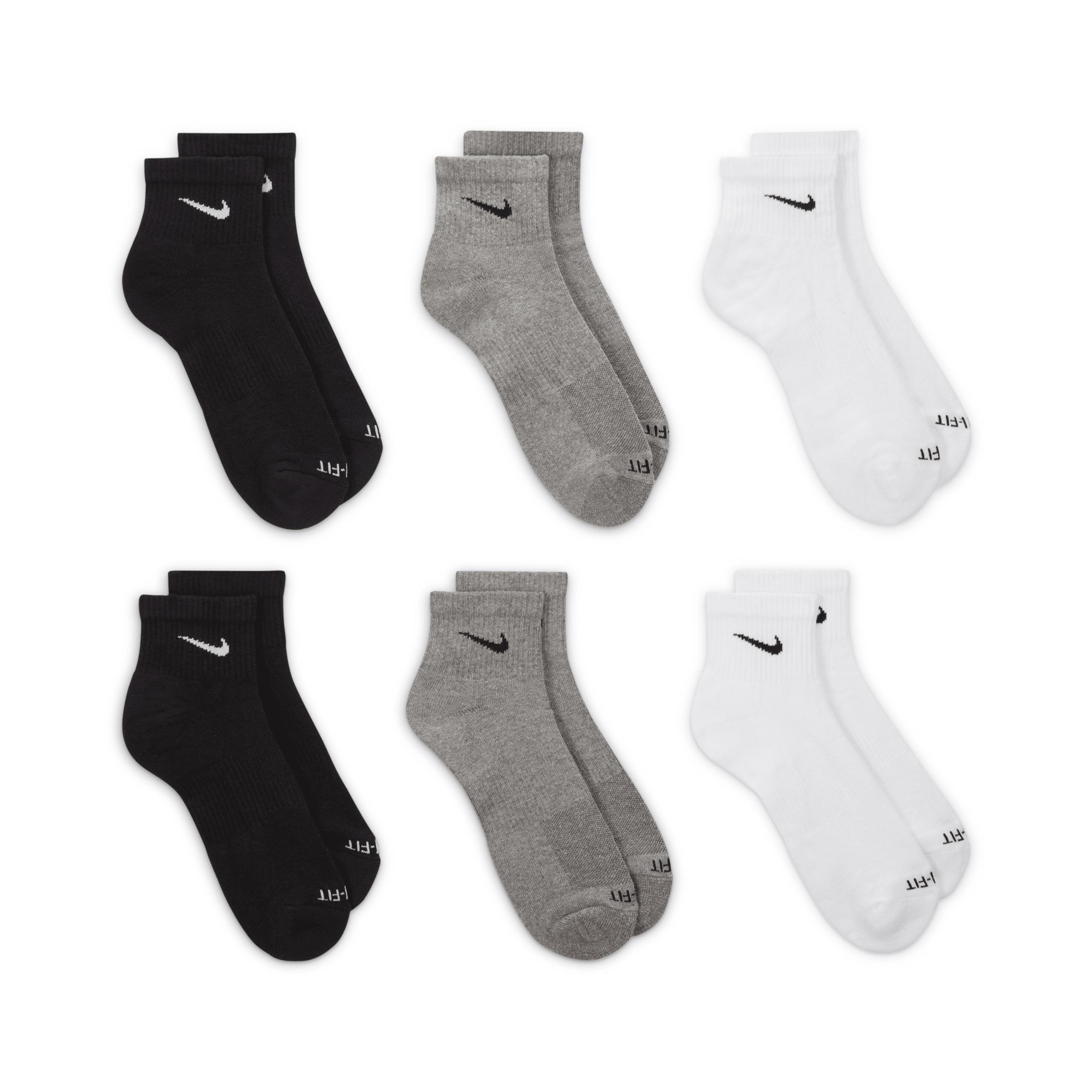 Mens Nike 6-Pack Everyday Plus Cushion Ankle Training Socks Product Image