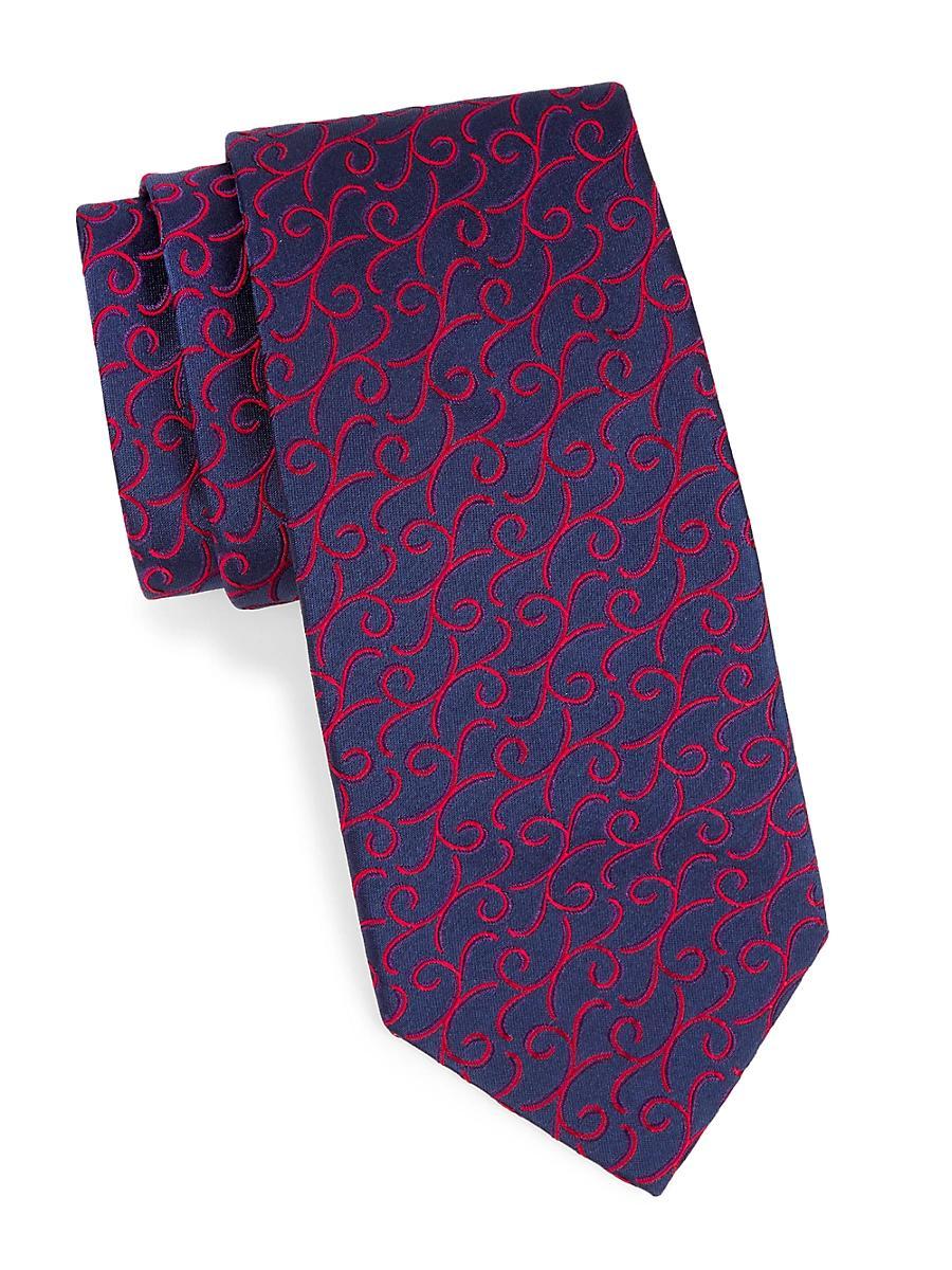 Mens Neat New Paisley Vine Silk Tie Product Image
