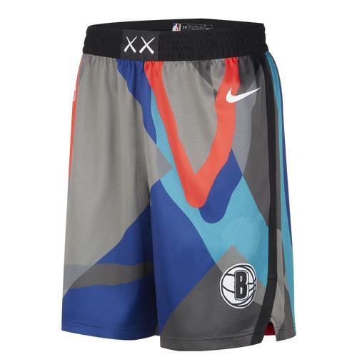 Brooklyn Nets 2023/24 City Edition Nike Men's Dri-FIT NBA Swingman Shorts Product Image