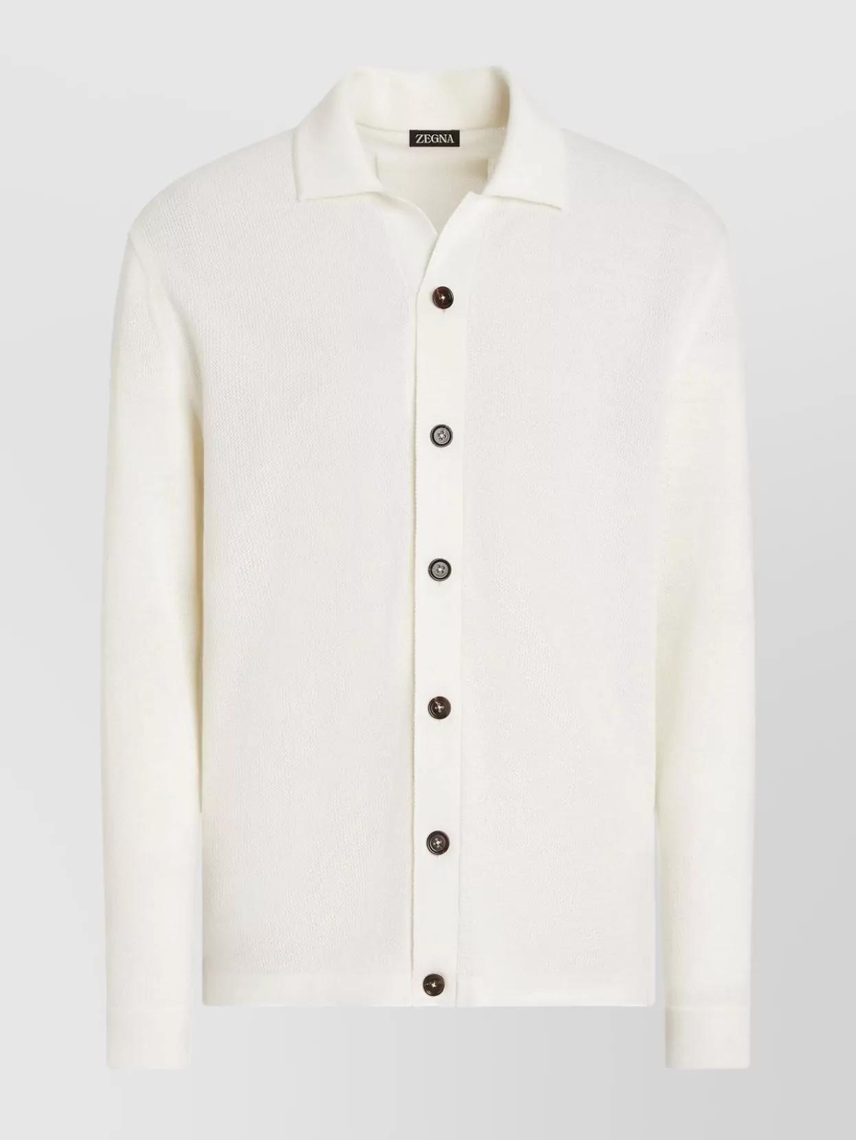 ZEGNA Wool Shirt Long Sleeves Product Image