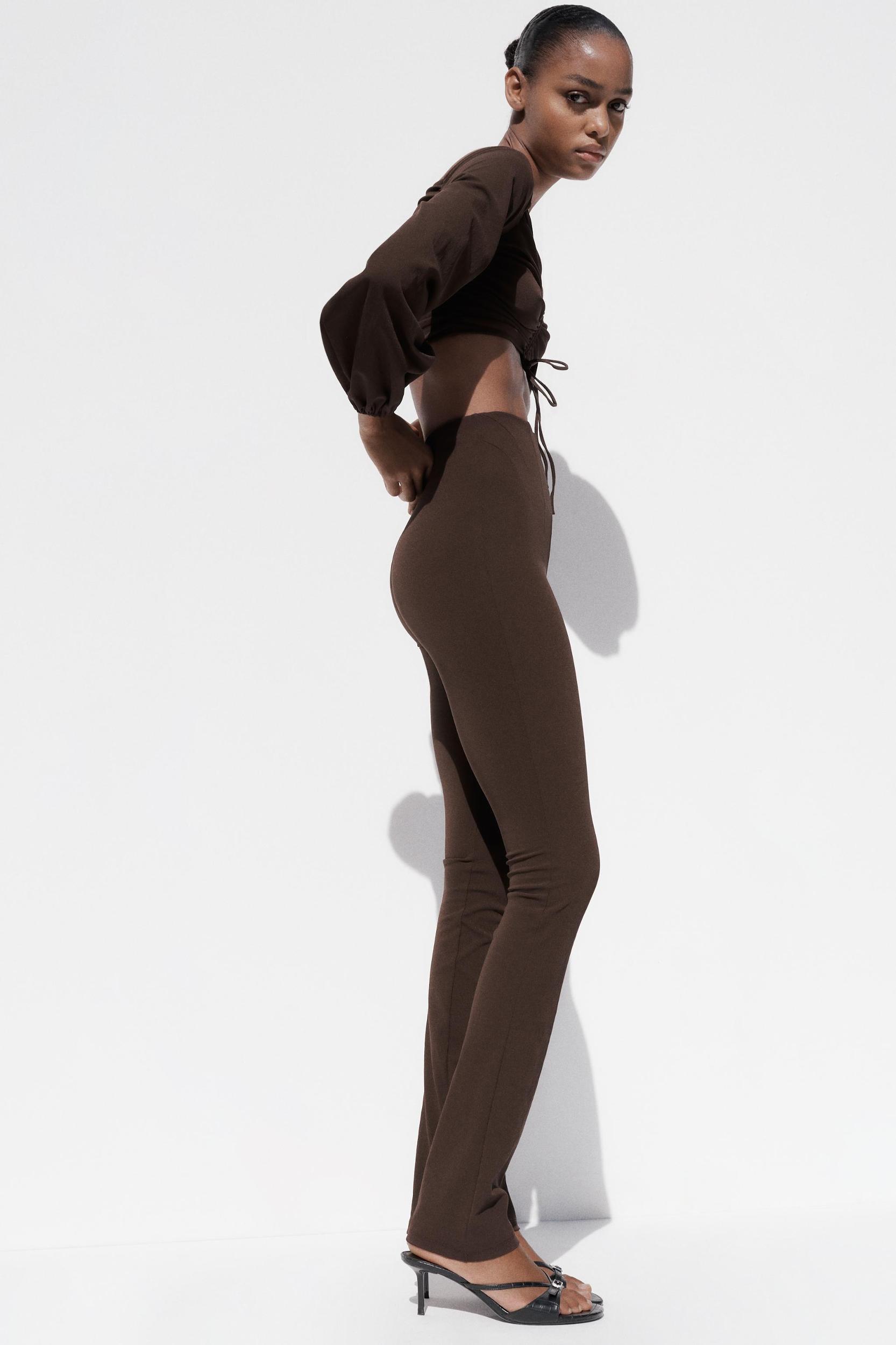ZIPPERED STRETCH LEGGINGS Product Image