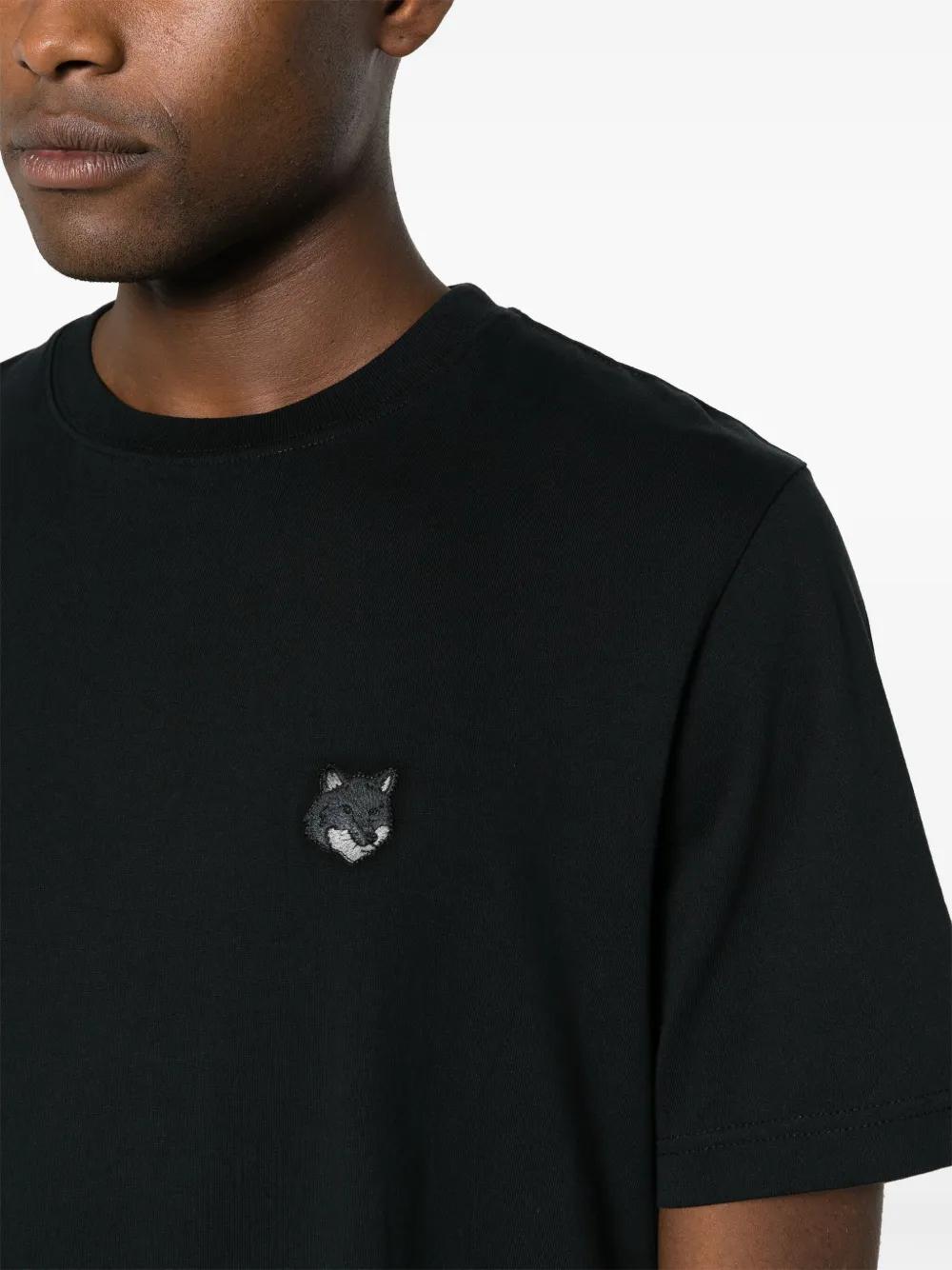Fox-patch cotton T-shirt Product Image