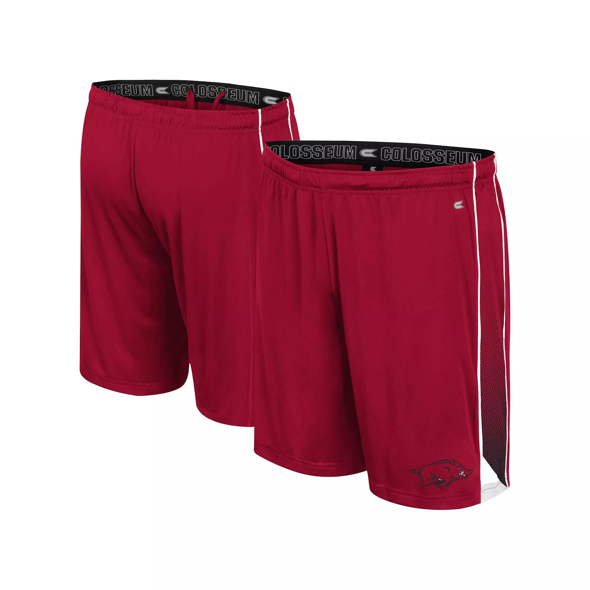 Men's Colosseum Cardinal Arkansas Razorbacks Online Shorts, Size: Large, Red Product Image