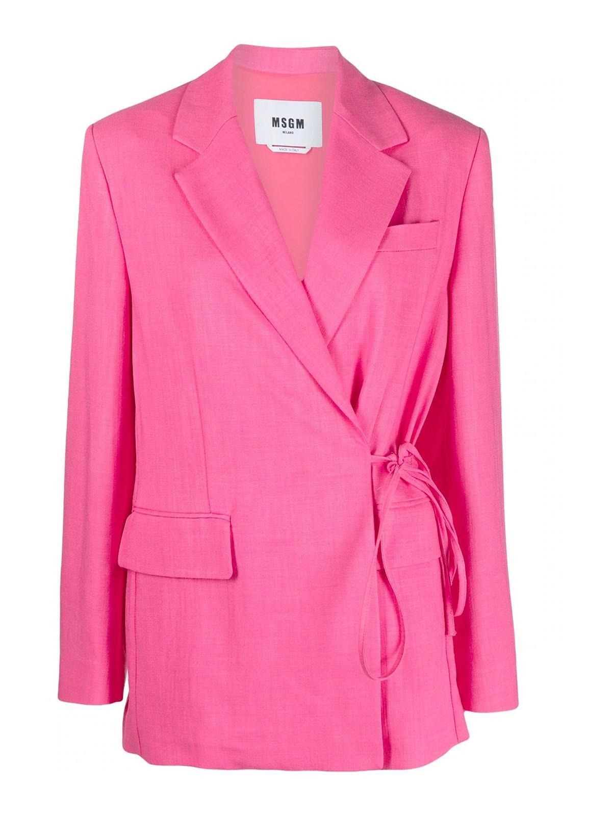 MSGM Blazer  Woman In Pink & Purple Product Image