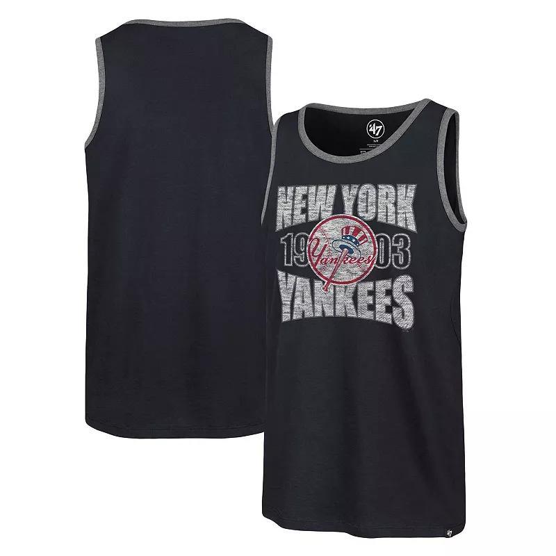 Men's '47 Navy Cleveland Guardians Upload Franklin Tank Top, Size: Small, Grd Blue Product Image