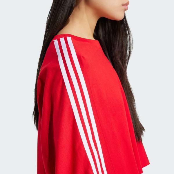 adidas Adilenium Season 3 Boxy Oversized Tee White XL Womens Product Image