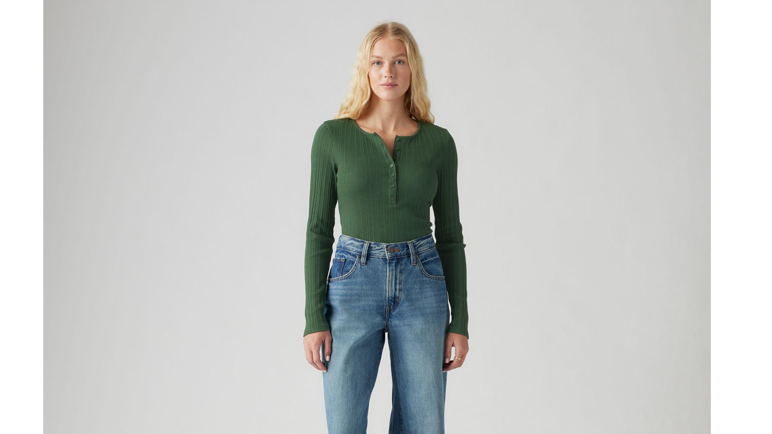 Dry Goods Vacationer Ribbed Henley Product Image