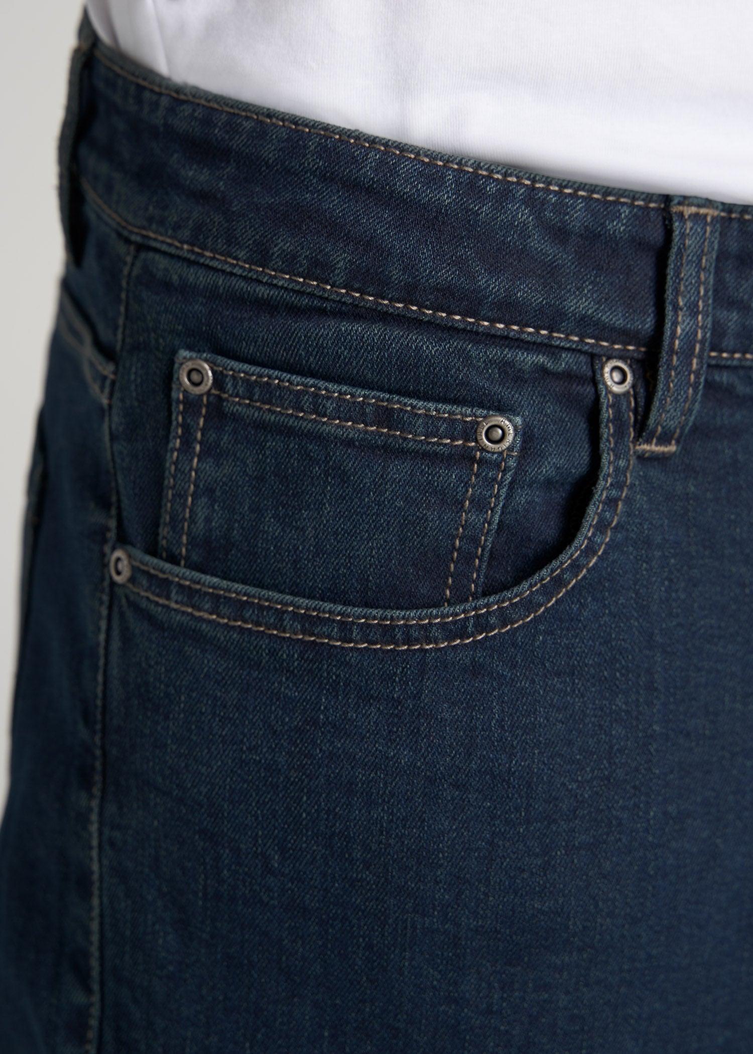 J1 STRAIGHT LEG Jeans for Tall Men in Deep Blue Rinse Male Product Image