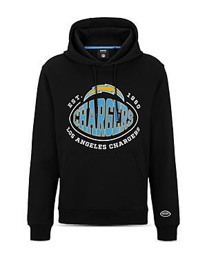 Men's BOSS X NFL  Black Los Angeles Chargers Touchback Pullover Hoodie, Size: Small Product Image