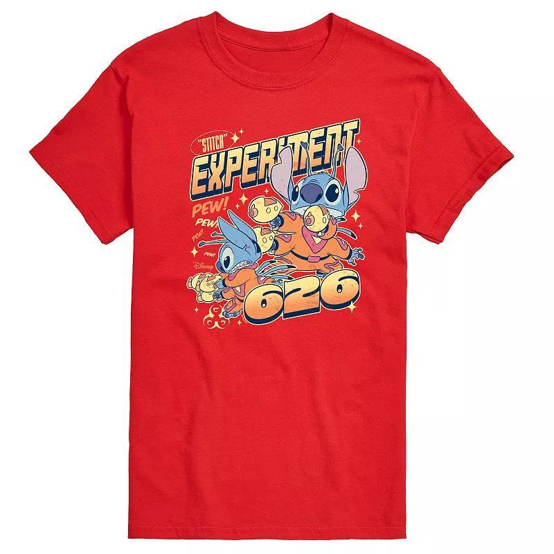 Disney's Lilo & Stitch Men's Experiment 626 Graphic Tee, Size: XL, Grey Gray Product Image