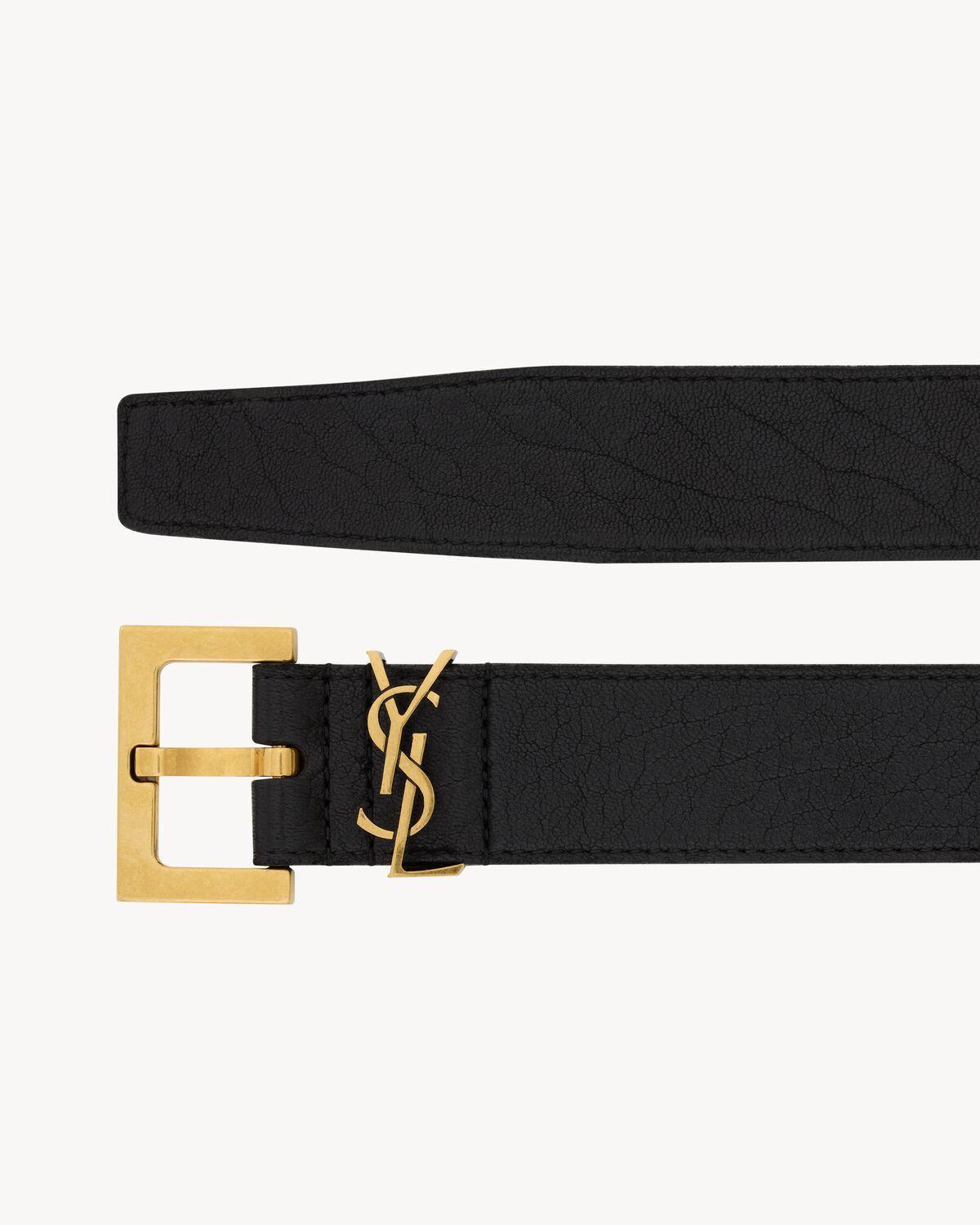 CASSANDRE belt in grained lambskin | Saint Laurent | YSL.com Product Image