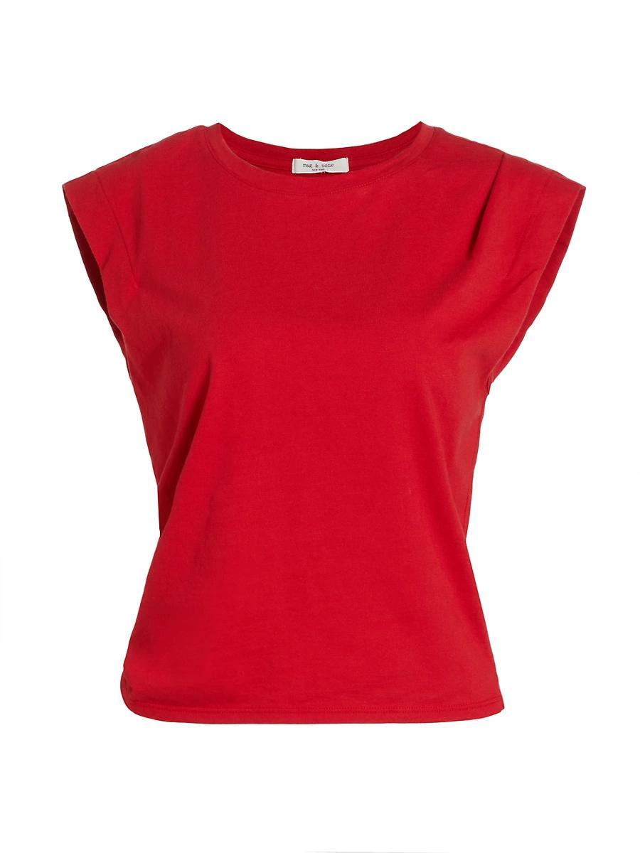 Womens Mica Cropped Tank Top Product Image