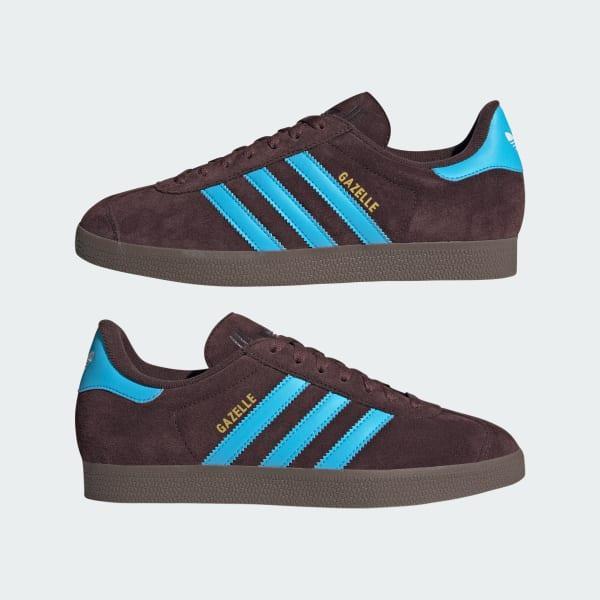 Mens adidas Gazelle Athletic Shoe - Black / Court Green / Gum Product Image