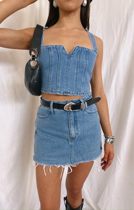 Tobi Bodysuit ~ White Rib Knit Product Image