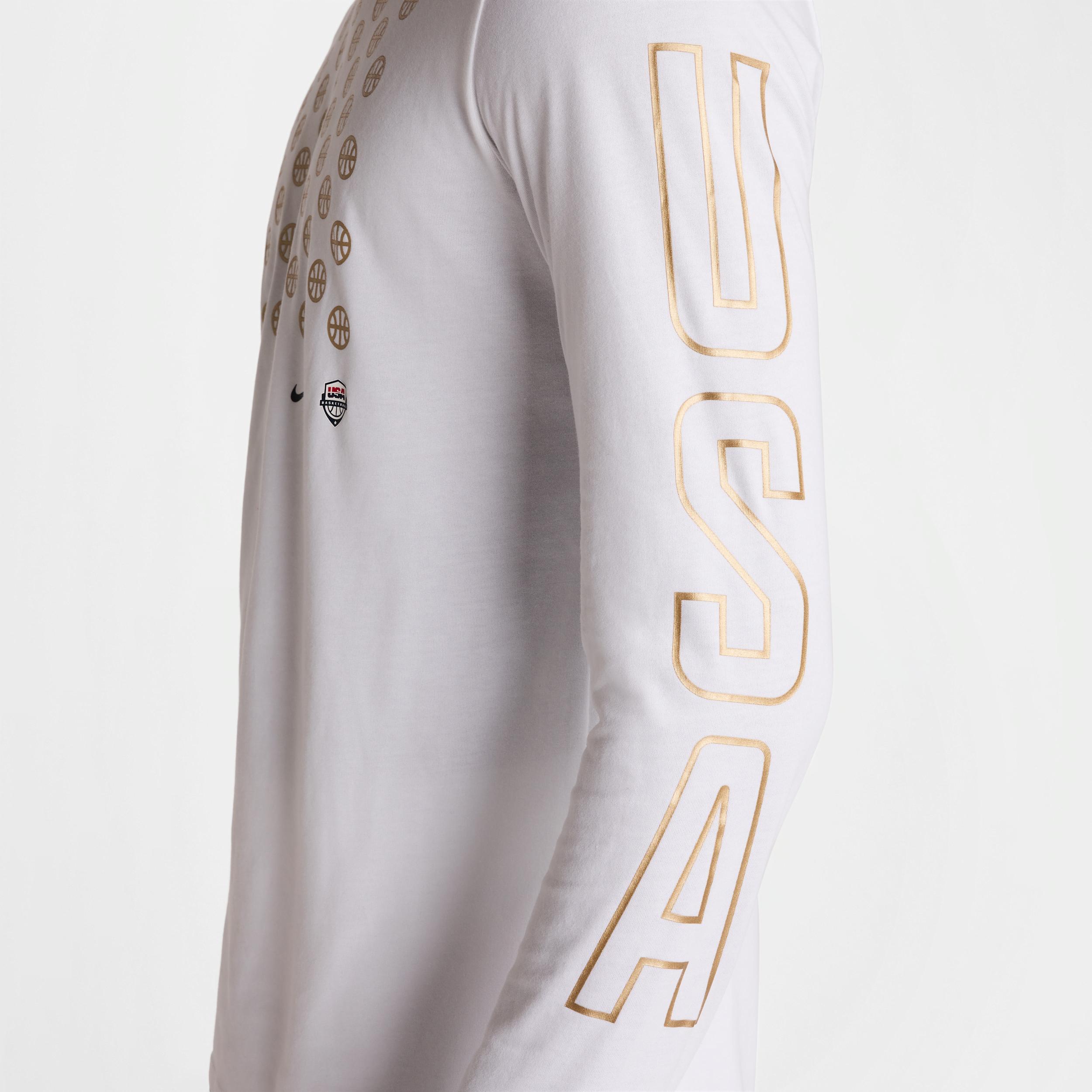 USAB Nike Men's Dri-FIT Basketball Long-Sleeve T-Shirt Product Image