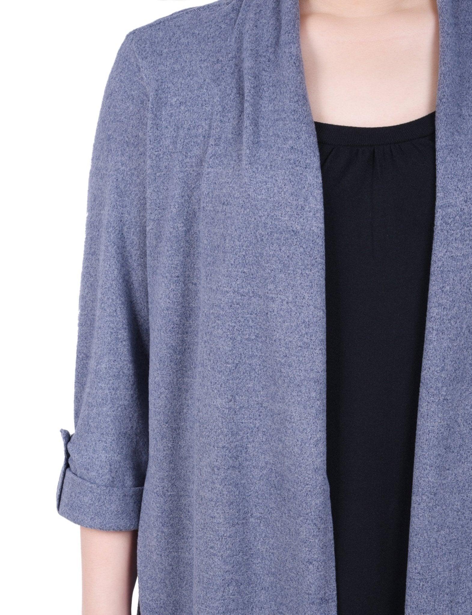 3/4 Length Sleeve Two In One Top - Petite Product Image