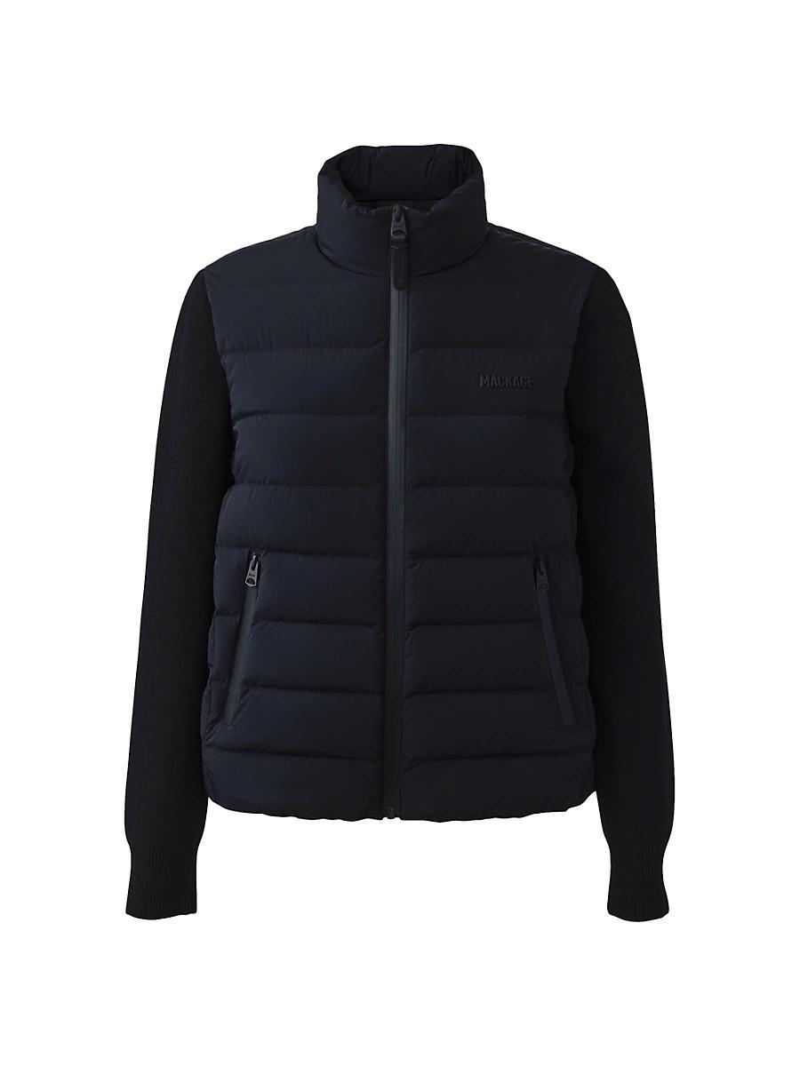 Oceane-City Light Down Mixed-Media Puffer Jacket Product Image