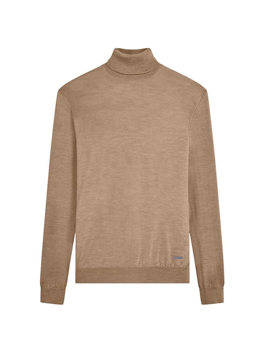 Mens Wool Turtleneck Sweater Product Image