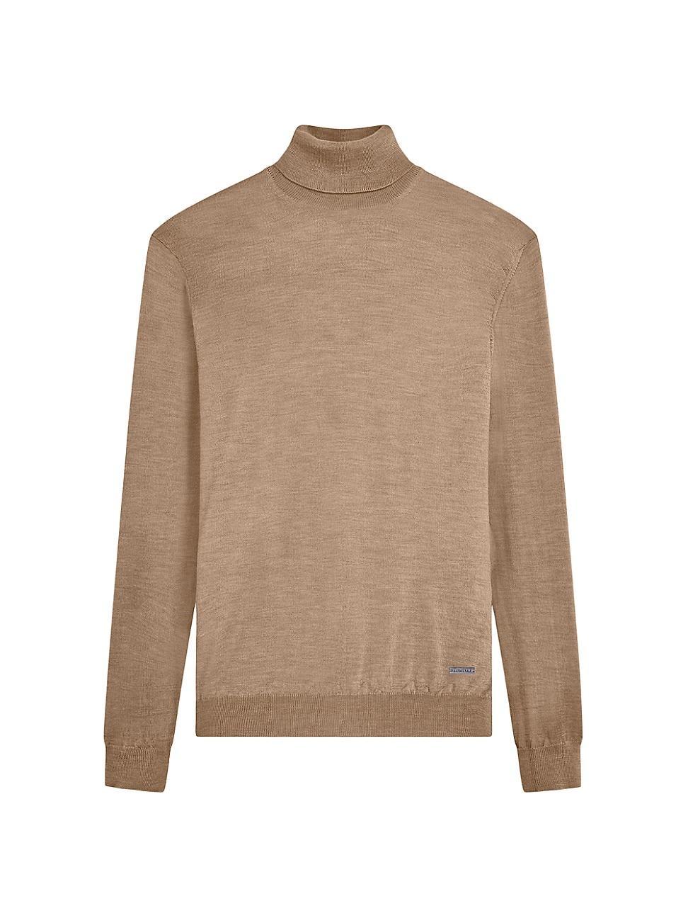 Mens Wool Turtleneck Sweater Product Image