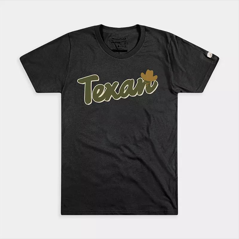 Men's Homefield "Texan" Graphic Tee, Size: Medium, Black Product Image