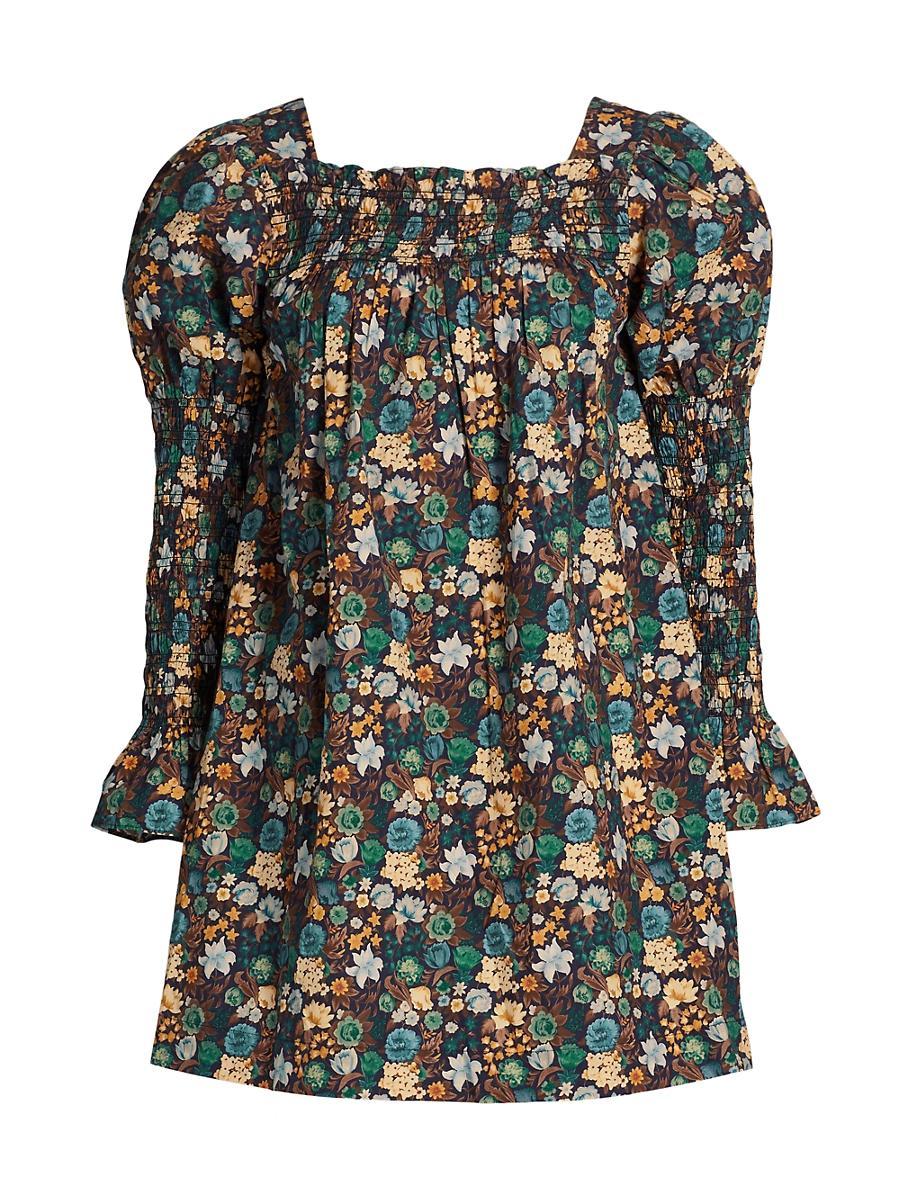 Womens Sabia Floral Cotton Minidress Product Image