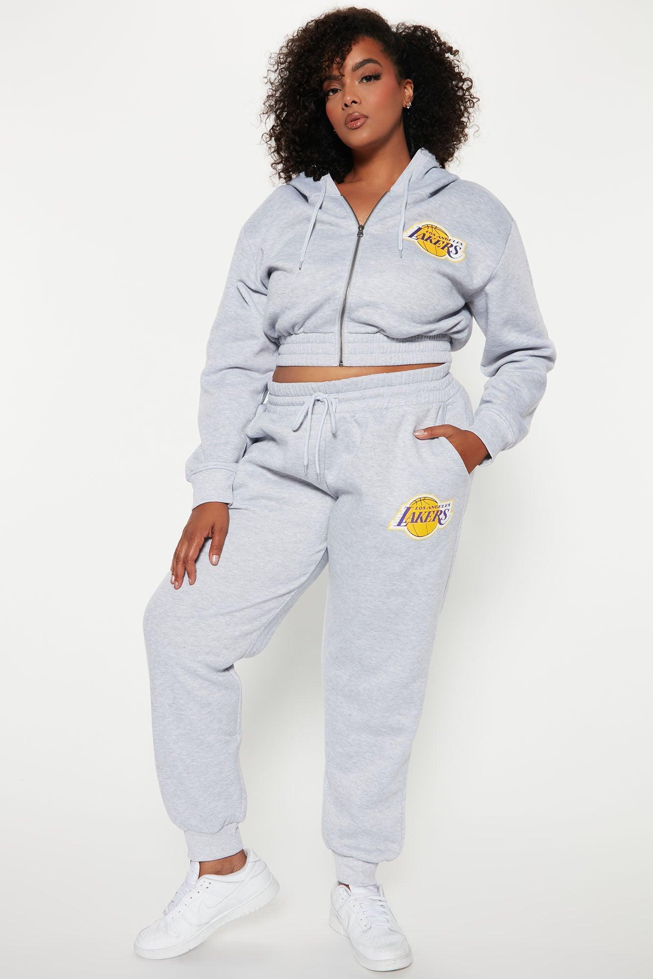 Lakers Set Up Jogger - Heather Grey Female Product Image