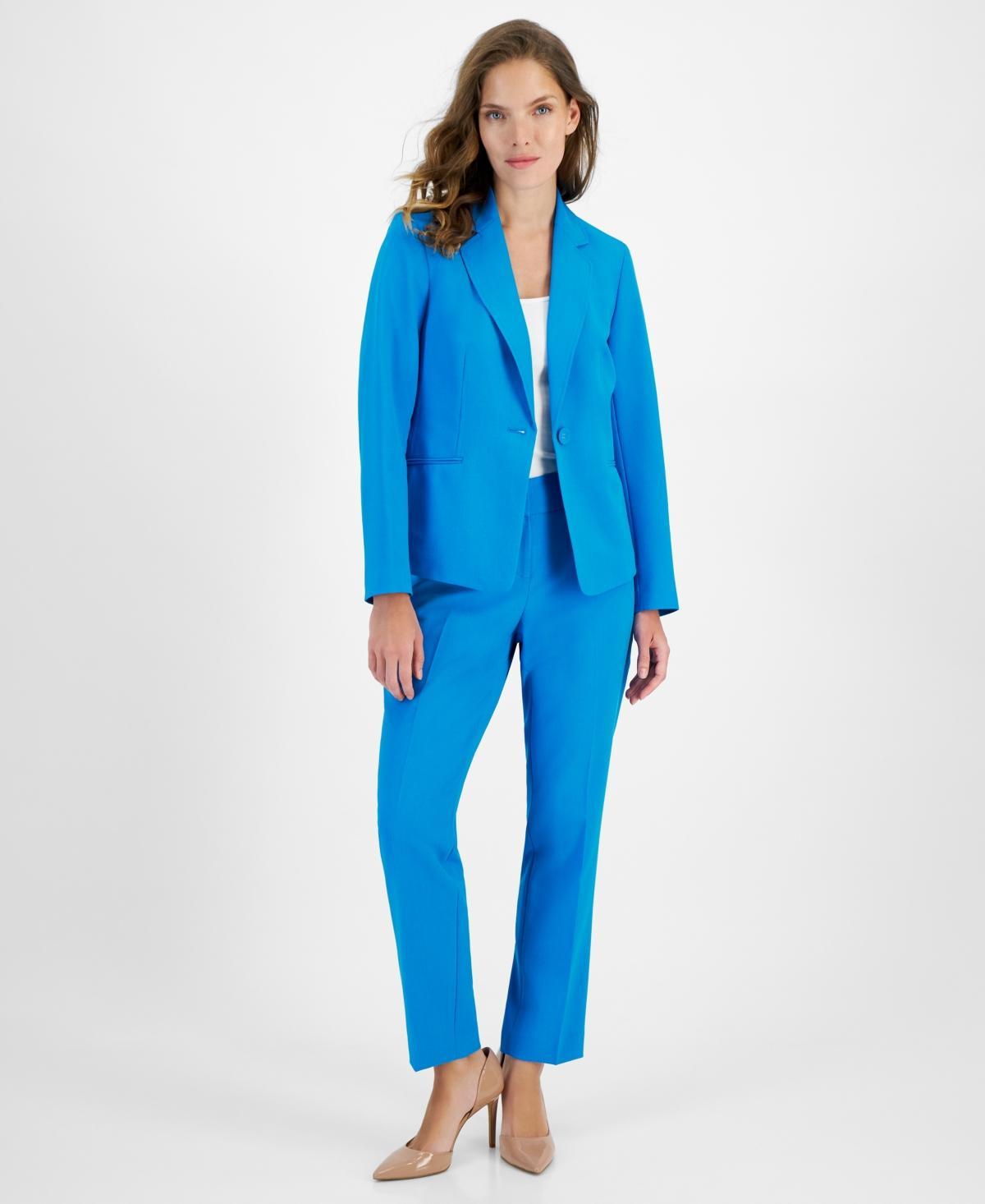 Le Suit Womens Crepe One-Button Pantsuit, Regular & Petite Sizes Product Image