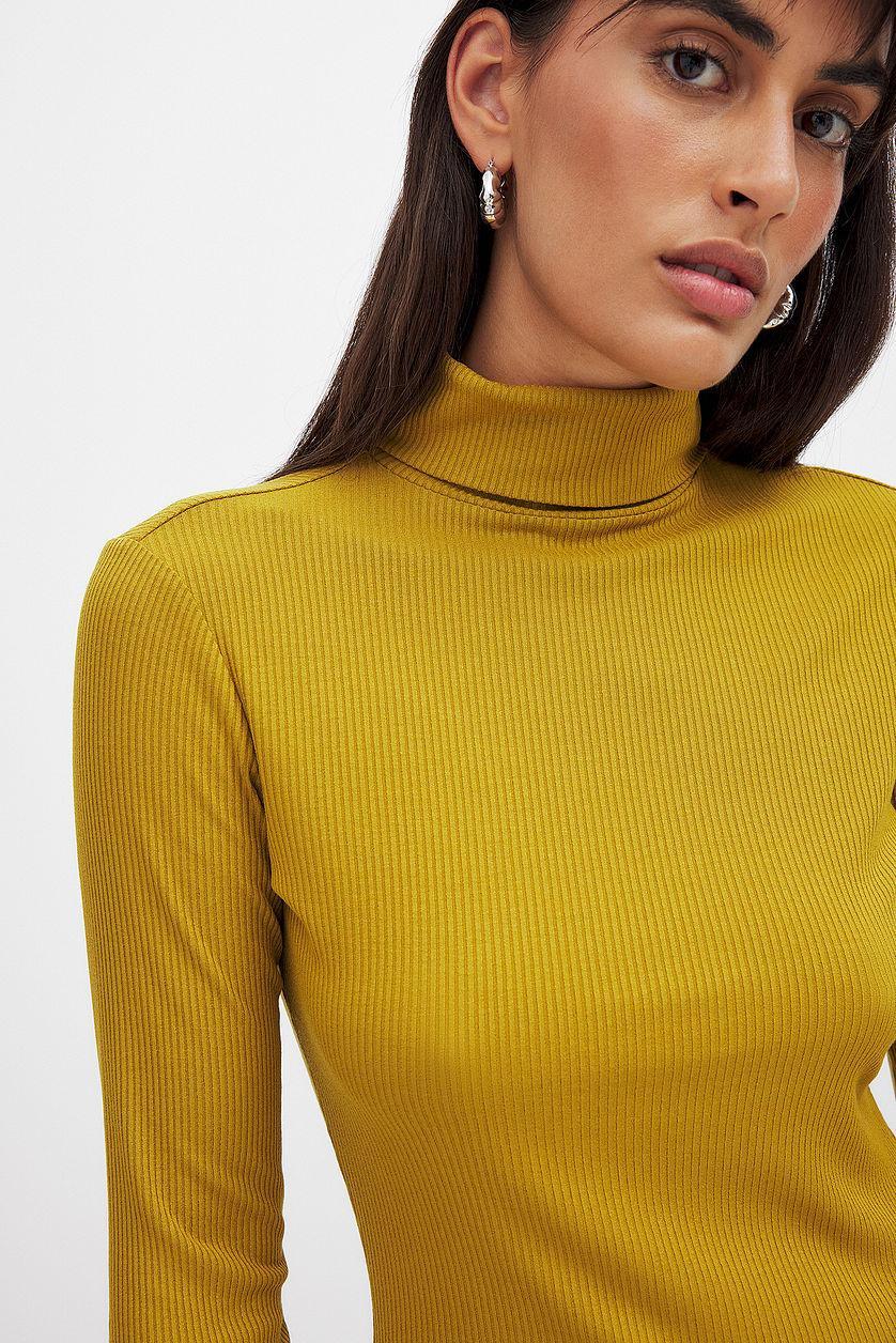Long Sleeve Roll Neck Top Product Image