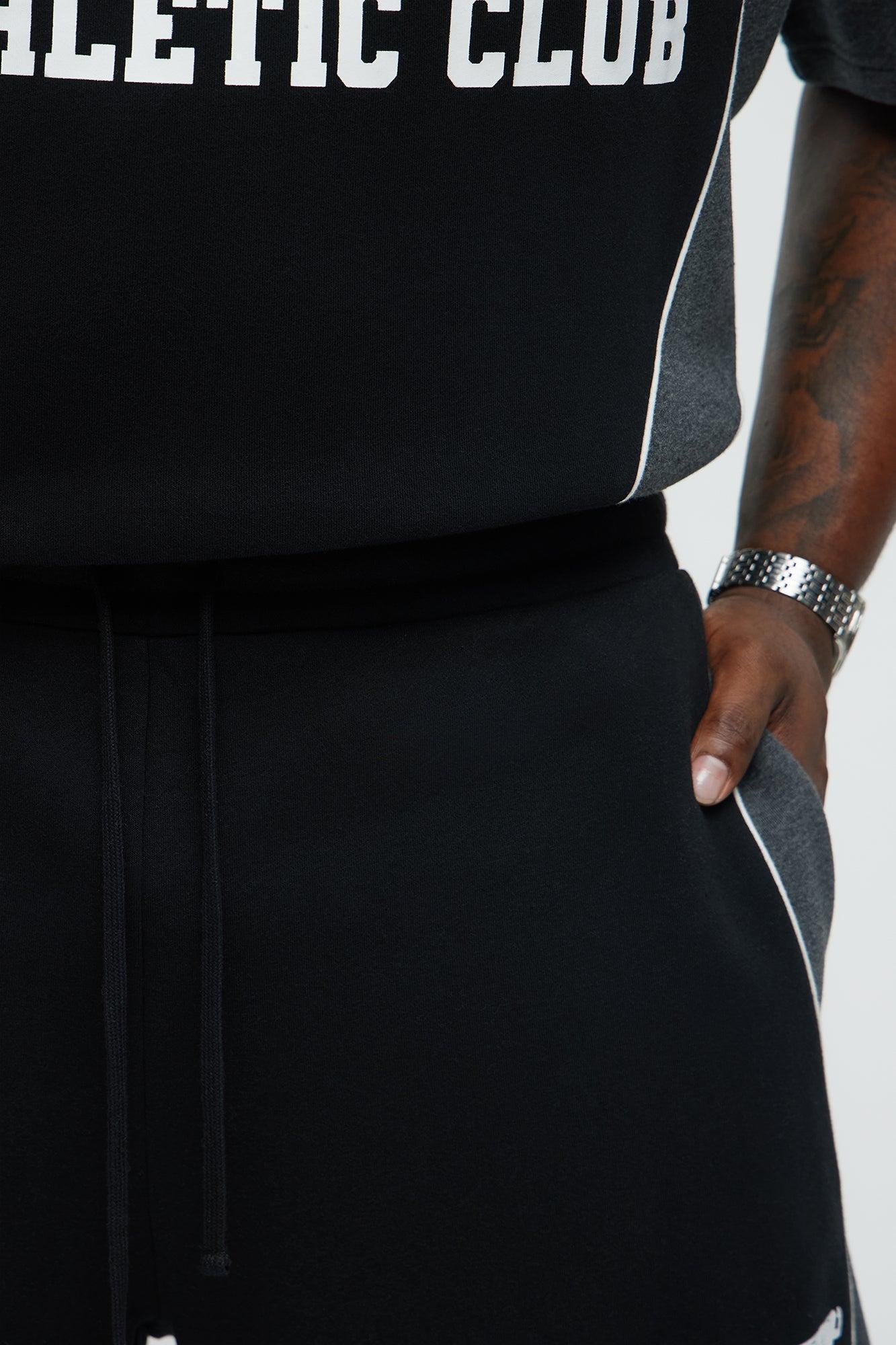 Tyson NYC Athletic Relaxed Shorts - Black/combo Male Product Image
