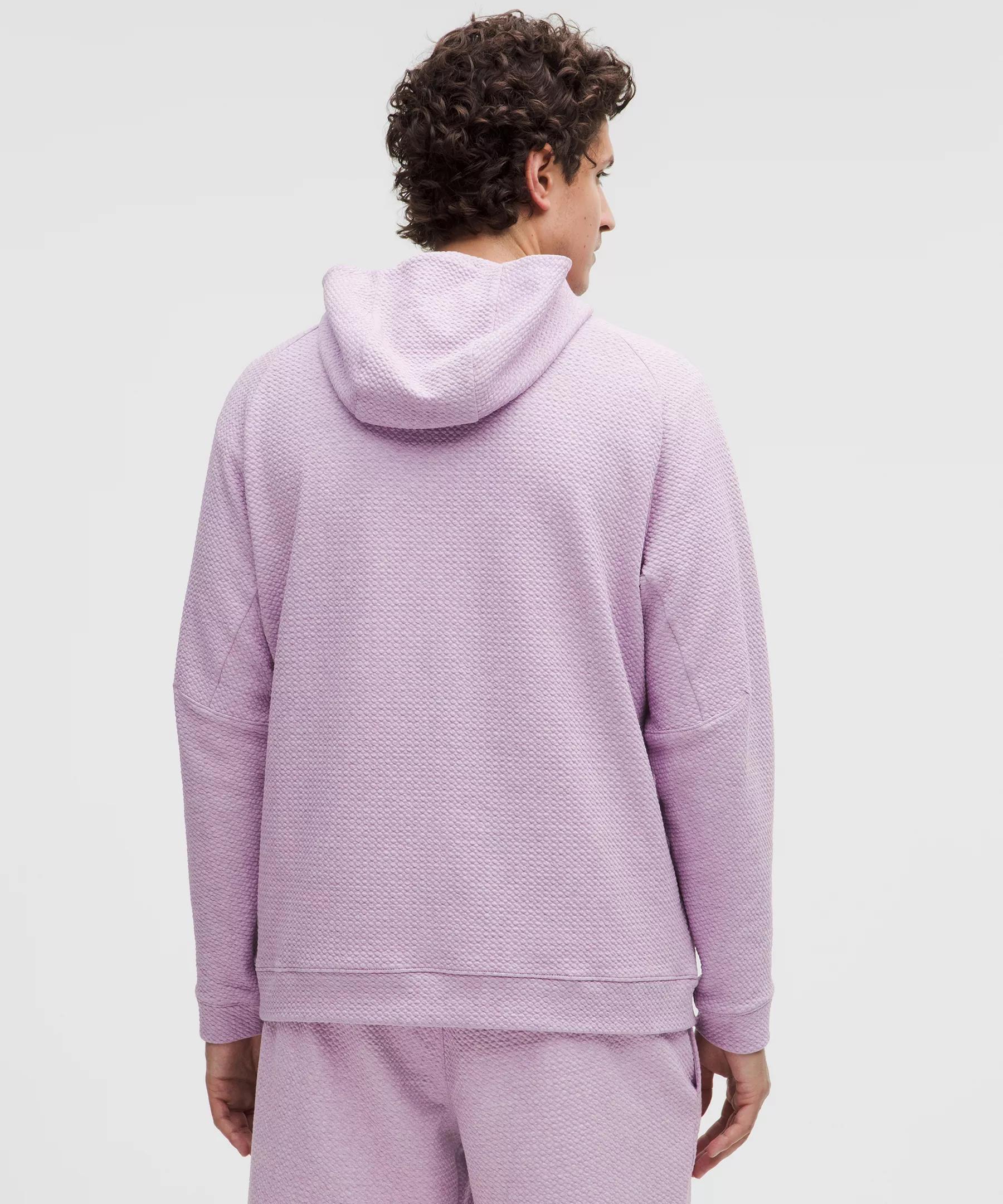 Textured Double-Knit Cotton Hoodie Product Image