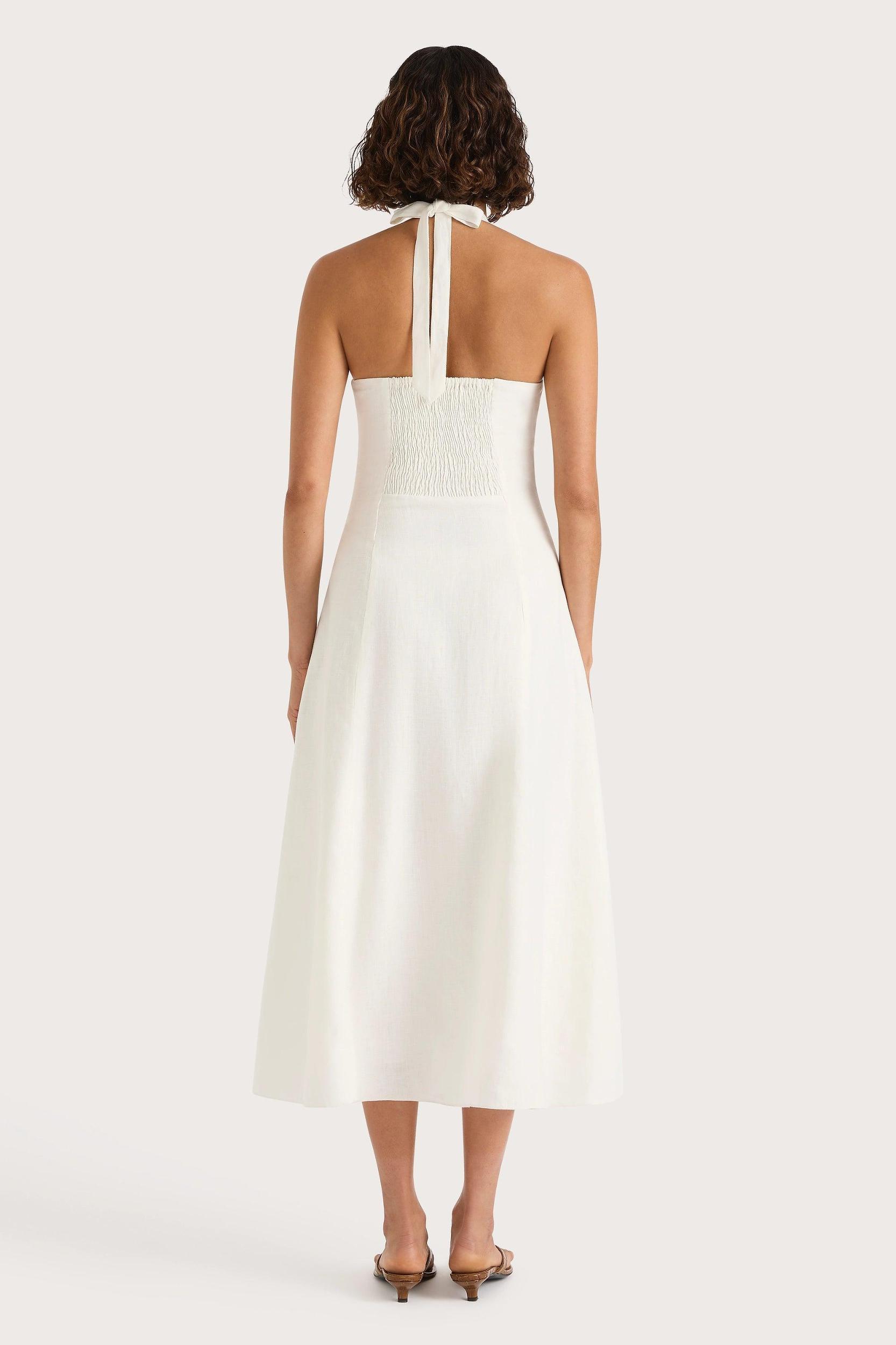 Marie Midi Dress White Product Image