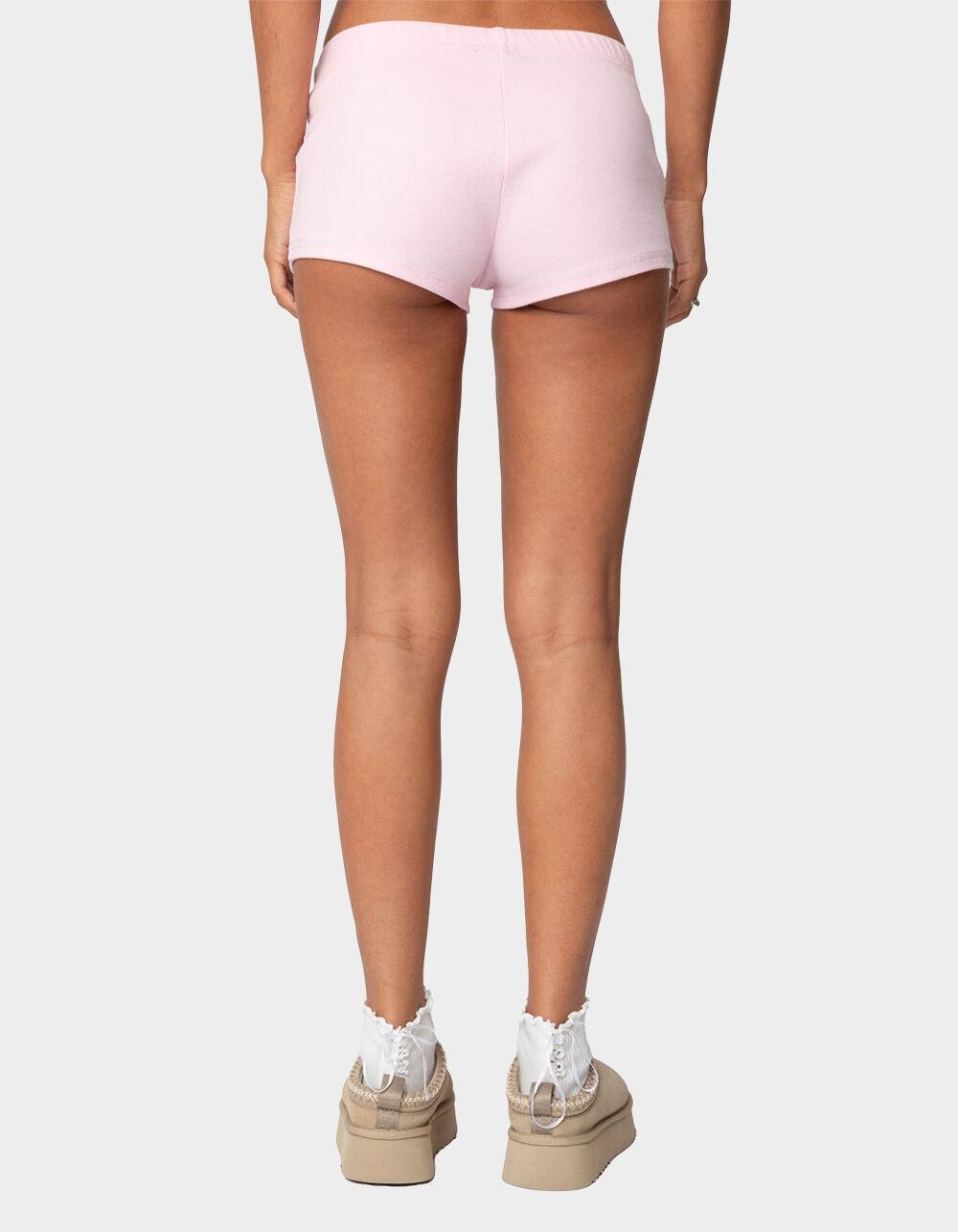 EDIKTED Rebekah Ribbed Shorts Product Image