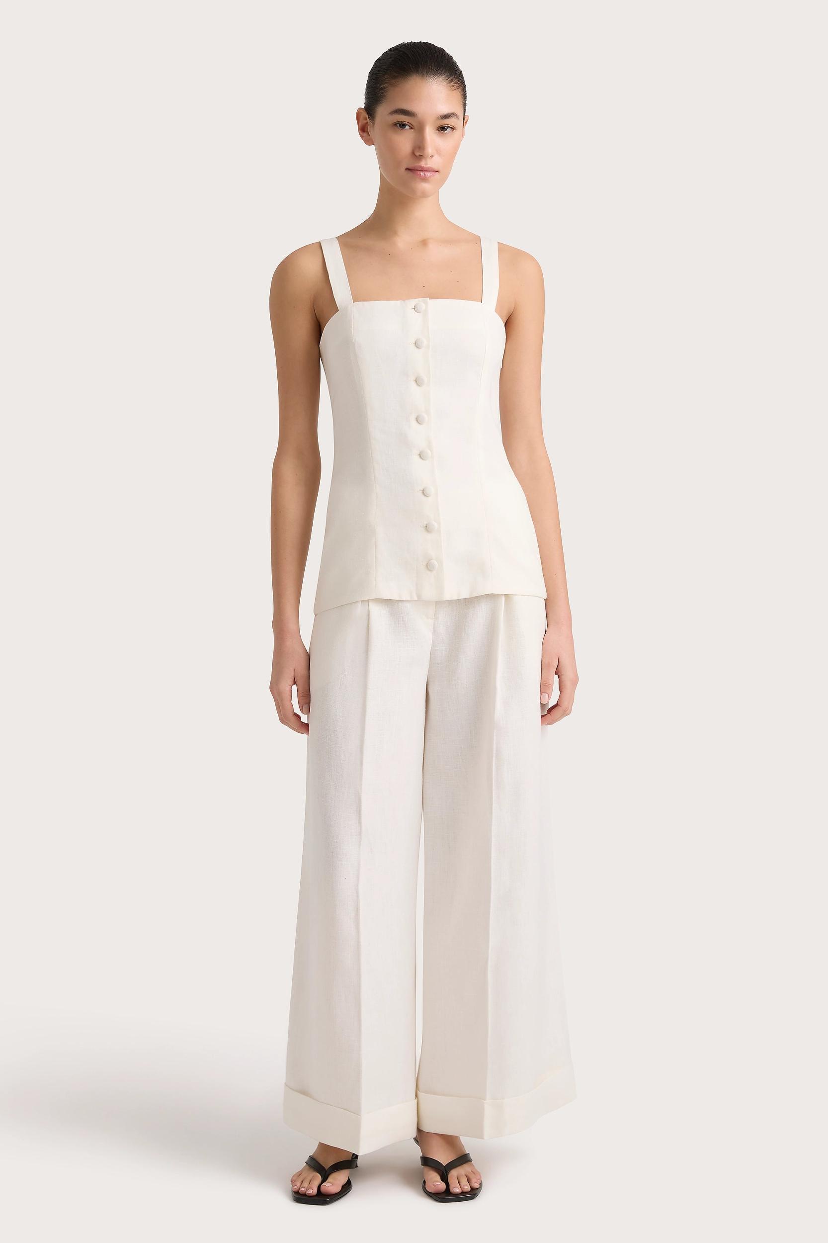 Clove Trouser White Product Image