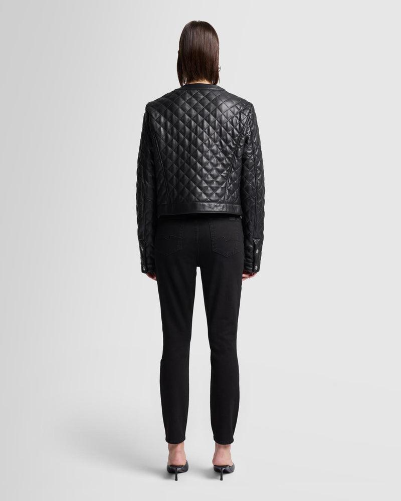 Quilted Leather Jacket Product Image