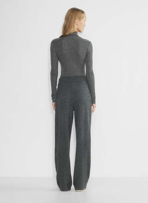 cashmere hi-rise wide pant Product Image