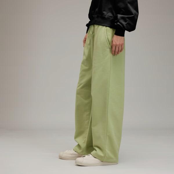 adidas Y-3 French Terry Wide Leg Pants Dark Blue S Womens Product Image