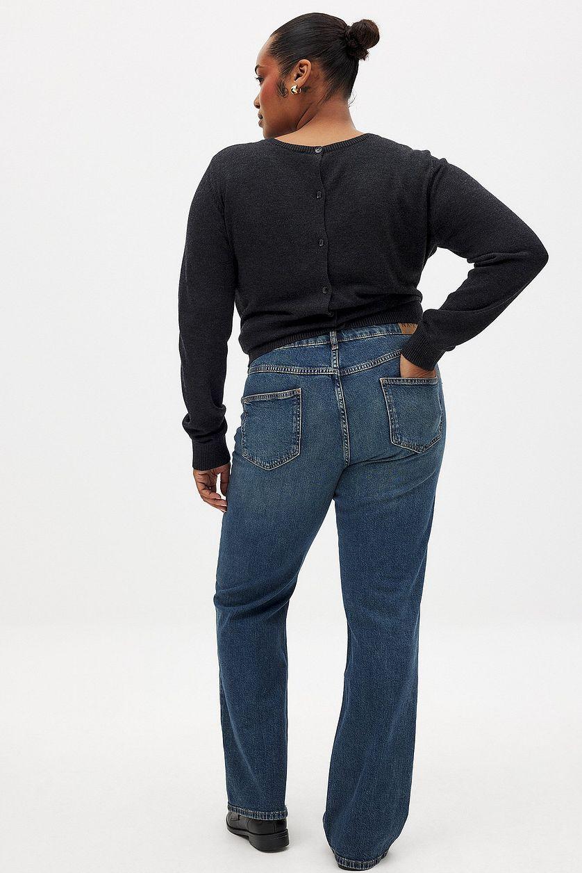 Straight Mid Waist Jeans Product Image