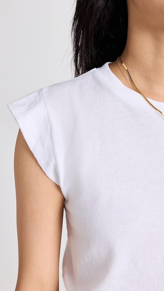 THE GREAT. The Peak Shoulder Tee | Shopbop Product Image