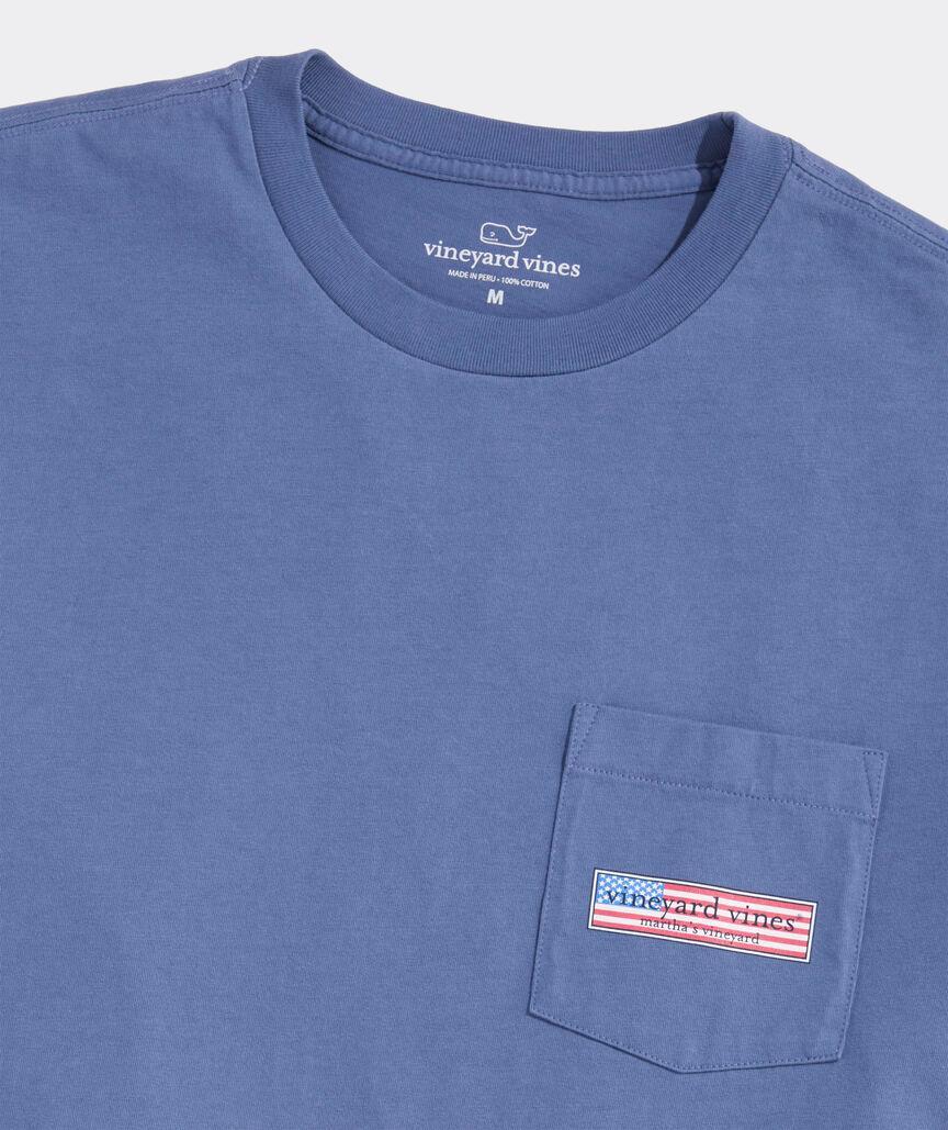 Classic USA Logo Box Short-Sleeve Pocket Tee Product Image