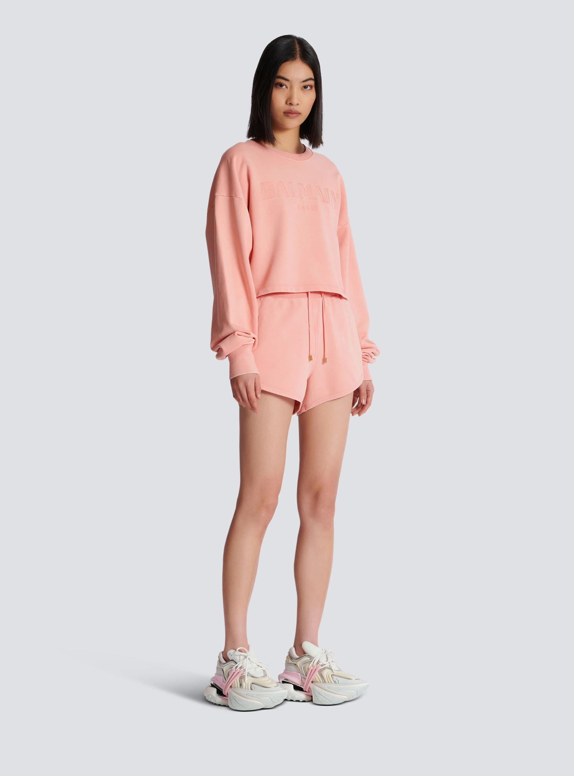 Sweatshirt with Vintage Balmain embroidery Product Image