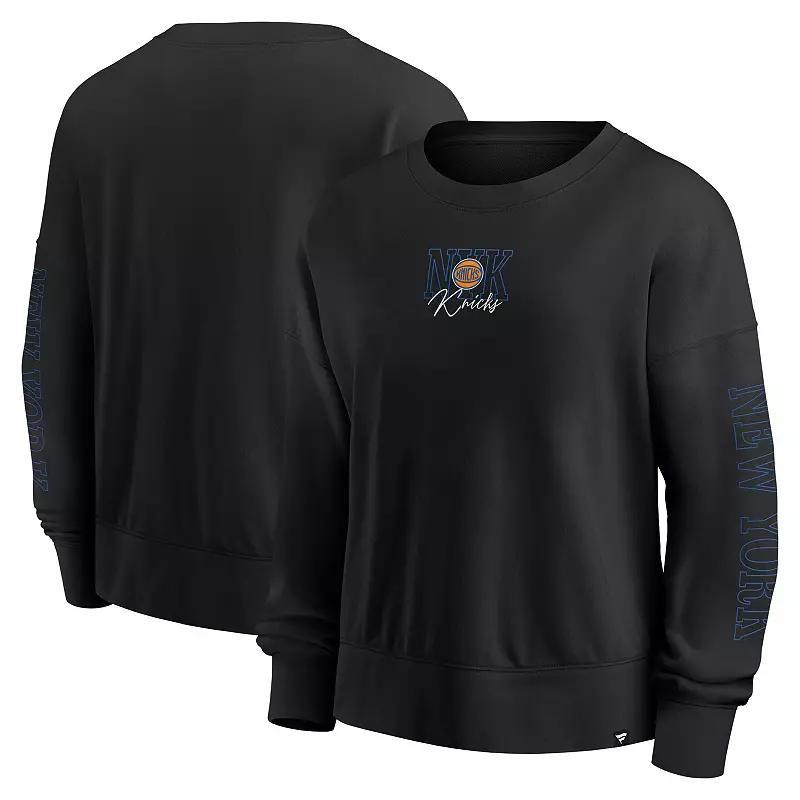 Fanatics Black Golden State Warriors Oversized Game Day Pullover Sweatshirt, Women's, Size: Small Product Image